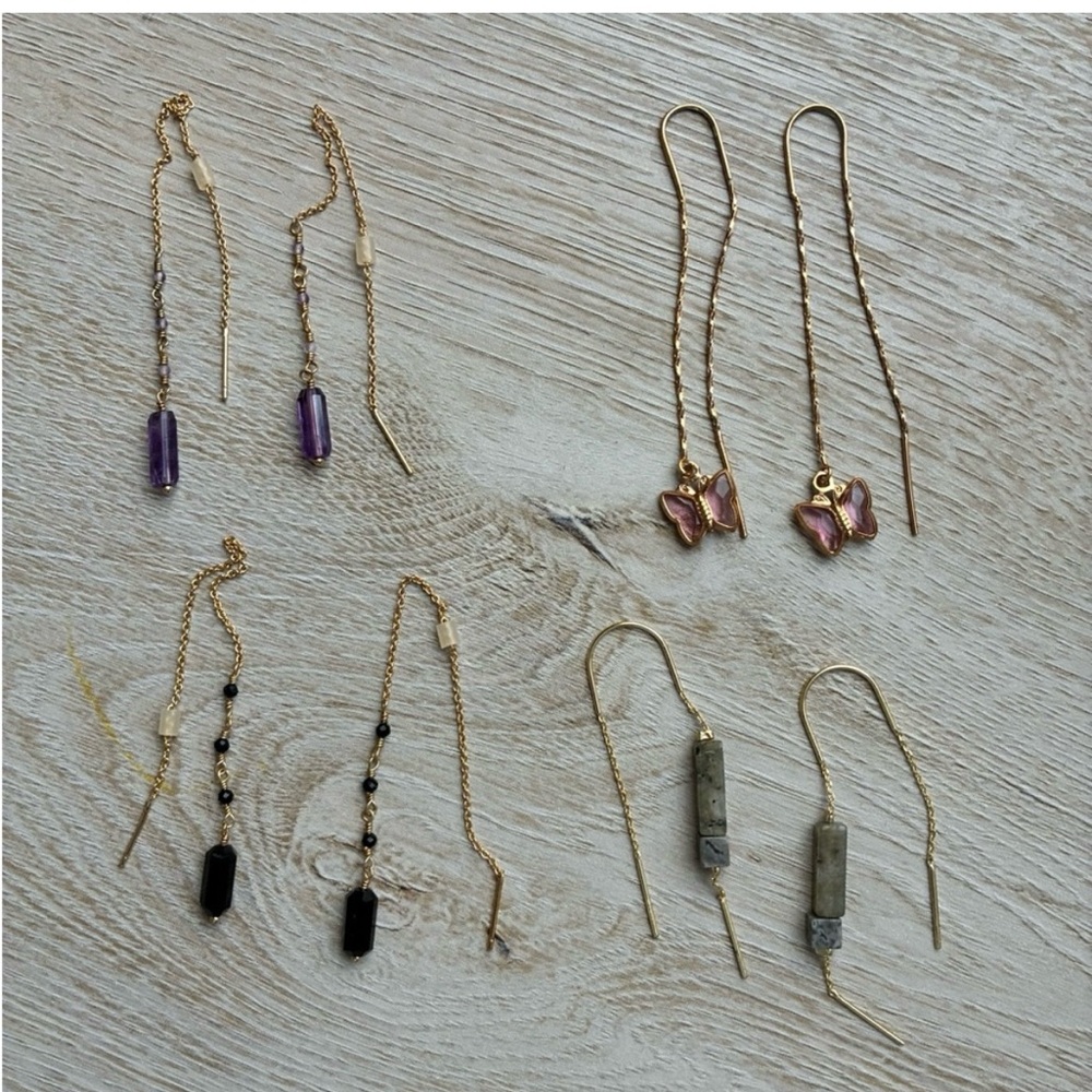 Set of (4) earrings